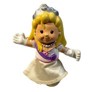 Little People Princess Elizabeth FigureBlonde Hair Tiara Collectible Toy 3 Inche